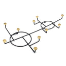 Coat Hangers Robe Rack Hat Clothes Wall Hook Coat Rack Mount For Home