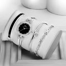 4 Pcs Fashion  Suit Ladies Bracelet Watch