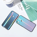 Bakeey Aurora Gradient Anti-scratch Tempered Glass Protective Case For Xiaomi Redmi Note 7 / Redmi Note 7 Pro