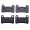 4pcs Front  Organic Brake Pads For Honda 05-06 CBR600RR 04-05 CBR1000RR