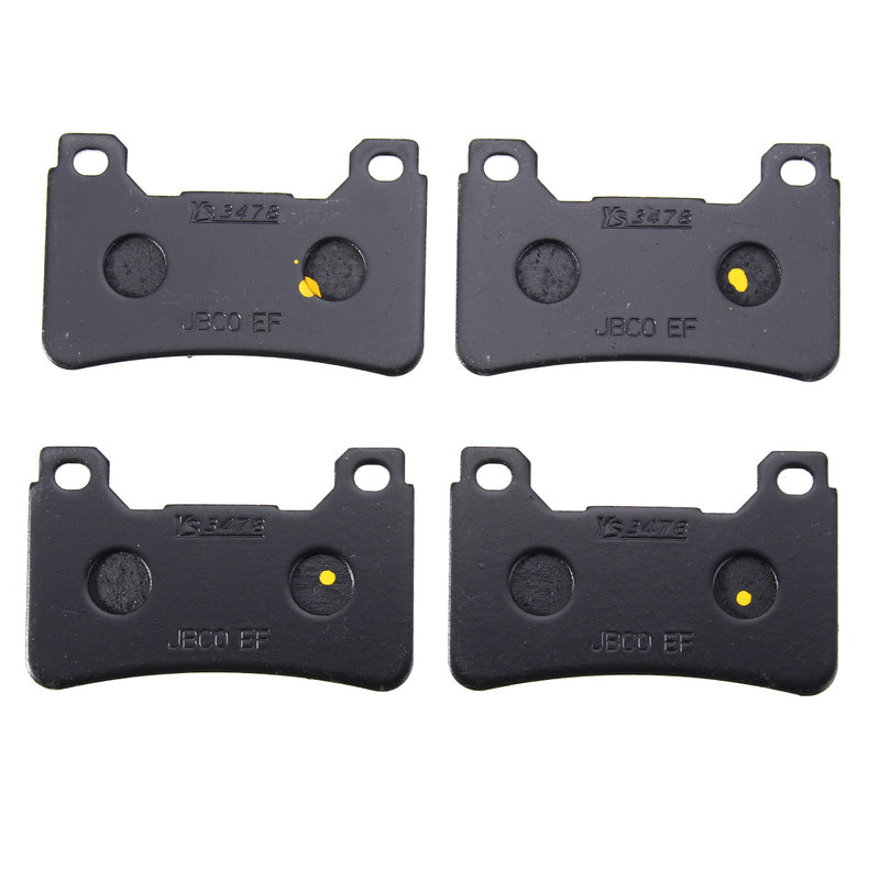 4pcs Front  Organic Brake Pads For Honda 05-06 CBR600RR 04-05 CBR1000RR