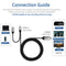 Bakeey USB-C Adapter Converter to 4K HD Display Port + 100W Type-C PD Charging Port for Smart Phone Tablet Laptop MacBook