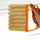Microfibre Window Shutters Cleaning Brush Vents Clean Air Conditioning Cleaner with 7 Slat Handheld
