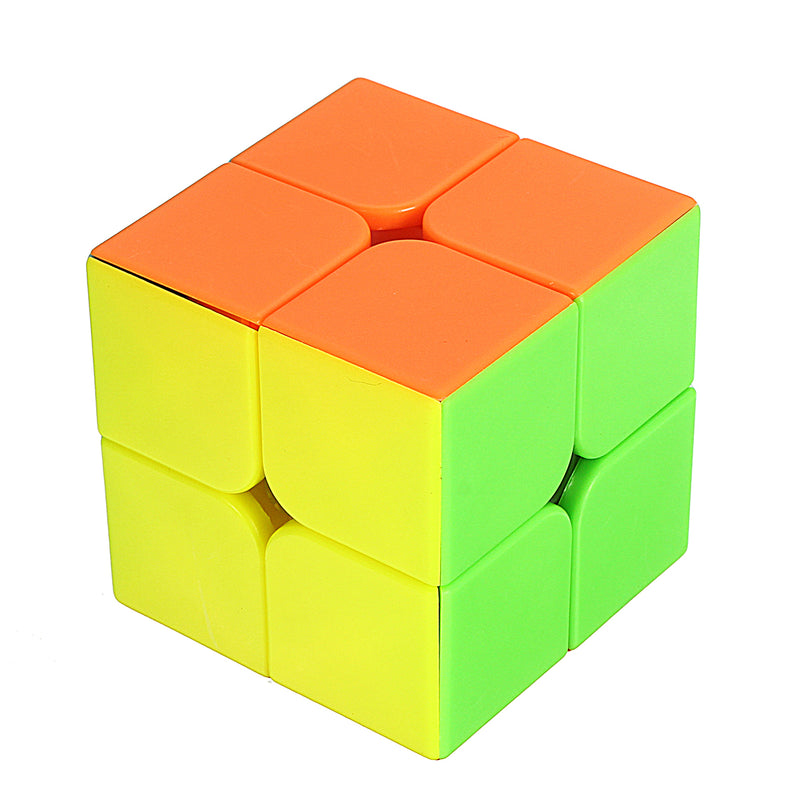 Amazing Cube 2x2 Magic Cube Anti Stress Adults Kids Puzzle Toy Vivid Color Square Magic Cube Puzzle Science Education Toy Gift