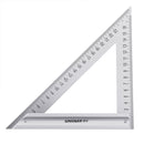 Drillpro 120/180mm Metric Triangle Angle Ruler Stainless Steel Woodworking Square Layout Tool