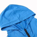 Men Hoodie Soccer Jersey Compression Fitness Tight T-Shirt Gym Sportswear Running Jacket