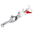 1PCS 10g 14g 21g 28g Metal Spiral Spinner Hard Baits Spoon Fishing Lure Treble Hook Spinner