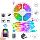 DC12V 10M Non-waterproof DIY 2835 RGB WiFi Smart 600LED Strip Light Work With Alexa Google Home for Home Decor