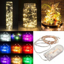 1M Battery Powered 10 LED Copper Wire Fairy String Light Wedding Xmas Party Lamp