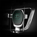 Rock Upgraded 10W 7.5W 5W Intelligent Qi Wireless Fast Charge Auto Lock Car Holder for Mobile Phone