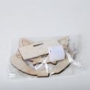 Loskii JM01541 European Hollow Christmas Snowflakes Wooden Pendants Ornaments Halloween Ornament Party Decorations Kids Gift