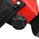 Clear Mesh Full Visor Flip Up Face Shield Screen Safety Mask Eye Protector Helmet Red