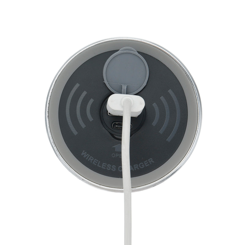 Embedded Desk Qi Wireless Charger Fast Charging Phone Holder For iPhone Samsung Huawei Xiaomi Oppo