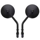 Diameter 85mm Retro Round Rearview Motorcycle Mirrors Long/Short Handle For Harley Davidson