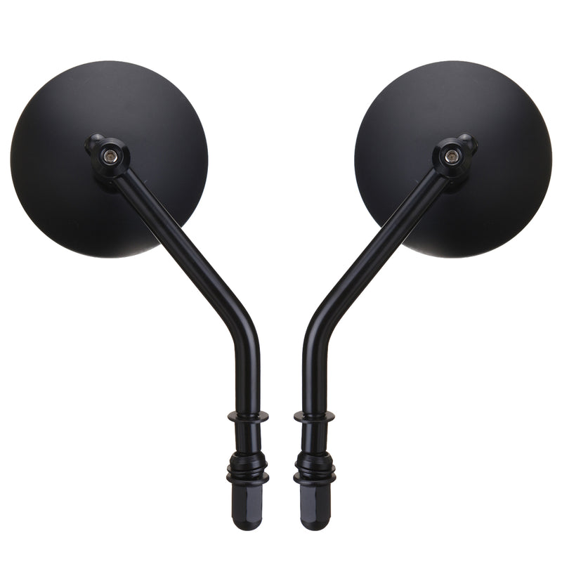 Diameter 85mm Retro Round Rearview Motorcycle Mirrors Long/Short Handle For Harley Davidson