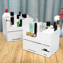 Single/Double Top/Bottom/Tiers Desktop Plastic Organizer Makeup Cosmetic Storage Box