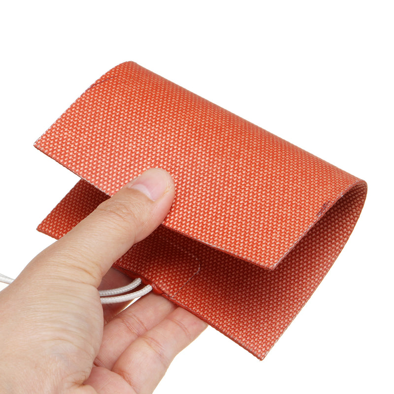 300W 240V 10*15cm Silicone Heated Bed Heating Pad w/ Adhesive Backing for 3D Printer Hot Bed