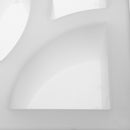 30cm Plastic Mould Concrete Mold Plaster Casting for Garden Path Road Window