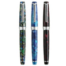 MOONMAN DELIKE Fountain Pen Newmoon Series Acrylic Resin EF/F/Small Bent Writing Pen Gift Set for Business Office