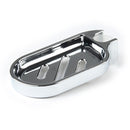Silver ABS Plastic Soap Plates Bathroom Soap Storage Rack Drain Shower Hose Supply Soap Dishes Kitchen Sponge Holder