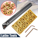 S20R-MWLNR08 (20x200mm) Lathe Turning Tool Boring Bar Holder With WNMG080404 Carbide Insert