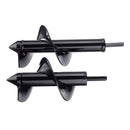 Drillpro 8x18/8x22cm Garden Auger Small Earth Planter Drill Bit Post Hole Digger Earth Planting Auger Drill Bit for Electric Drill
