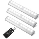 White/Warm White 10 LED Motion Sensor Light Battery Powered Remote Control Dimming Cabinet Lamp