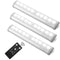 White/Warm White 10 LED Motion Sensor Light Battery Powered Remote Control Dimming Cabinet Lamp