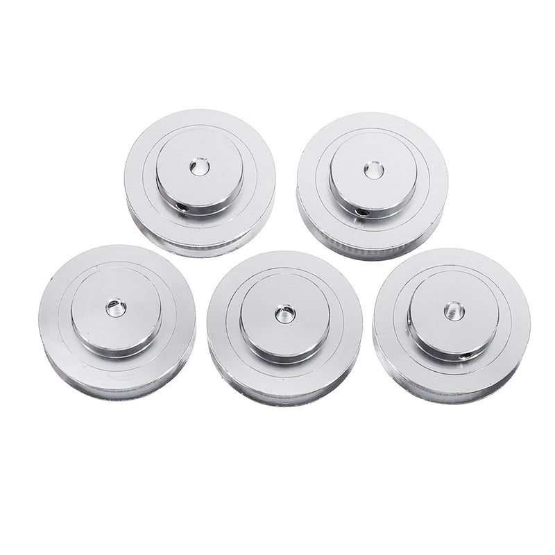 5Pcs 60Teeth 5mm Inner Hole GT2-60T Synchronous Timing Pulley + Wrench  For RepRap Prusa 3D Printer