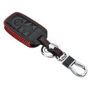 PU Leather Smart Remote Car Key Case/Bag 3 Button Cover Protector Holder for KIA