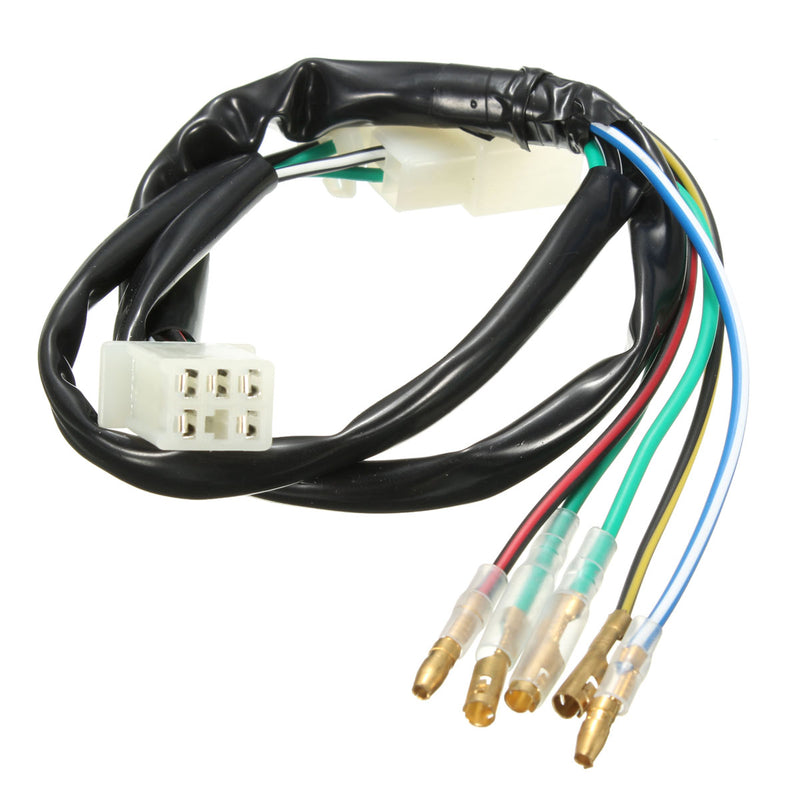 Wiring Loom Kill Switch Coil CDI Spark Plug Kit For 110cc 125cc 140cc Pit Bike
