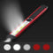 Skywolfeye Portable LED+White COB+Red COB 500Lumens 5Modes USB Rechargeable Work Light Outdoor Multifunctional Waterproof Maintenance Lamp Flashlight with Magnets
