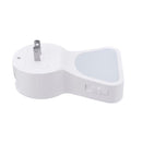 EU/US AC100-240V 5W Light Sense LED Night Light Socket Creative USB Charging Socket