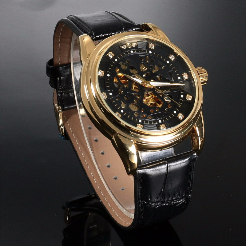 Casual Style Automatic Mechanical Watch Full Steel Luxury Men Wrist Watches