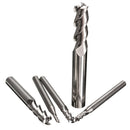 5pcs 2 3 4 6 8mm 3 Flutes Tungsten Carbide End Mill Cutter Bits
