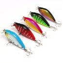 Bobing 5Pcs/Set 6.5CM 8.4G Carp Fishing Lure Wobbler Pesca Fish Minnow Bass Lure Crankbait