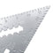 12inch Aluminum Alloy Right Angle Triangle Ruler Protractor Framing Measuring Tools