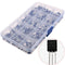 Geekcreit 3 x 600pcs 15 Kinds Values Transistor TO-92 NPN PNP Kit Set 30-160V 50-1000mA NPN / PNP