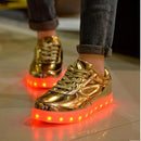 2PCS 60CM Battery Powered USB Charging RGB 20LEDs Strip Shoes Light DC3.3-4.1V