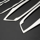 4Pcs Car Interior Door Armrest Handle Cover Trim Stainless Steel For Ford Focus 3 2012-2018