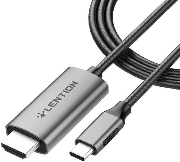 Lention USB-C Cable Adapter to 4K 60 Hz HD Display for Type-C Smart Phone Sammsung Huawei Tablet iPad Pro 2018 Laptop MacBook Air/Pro