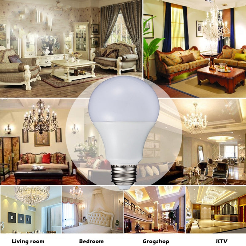 AC175-265V E27 18W Non-dimmable Pure White Constant Current 20LED Globe Bulb for Indoor Home Decor