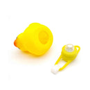 Creative Glow Duck Toys with Helmet for Bicycle Turbo Bell Lamp