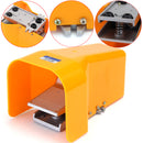 G1/4" Pneumatic Foot Valve 2 Position 5 Way Electrical Switch w/ Protective Cover Nonslip Pressure Control Air Switch Pedals