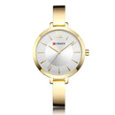 CURREN 9012 Alloy Case Casual Style Women Bracelet Watch Gift Waterproof Quartz Watch
