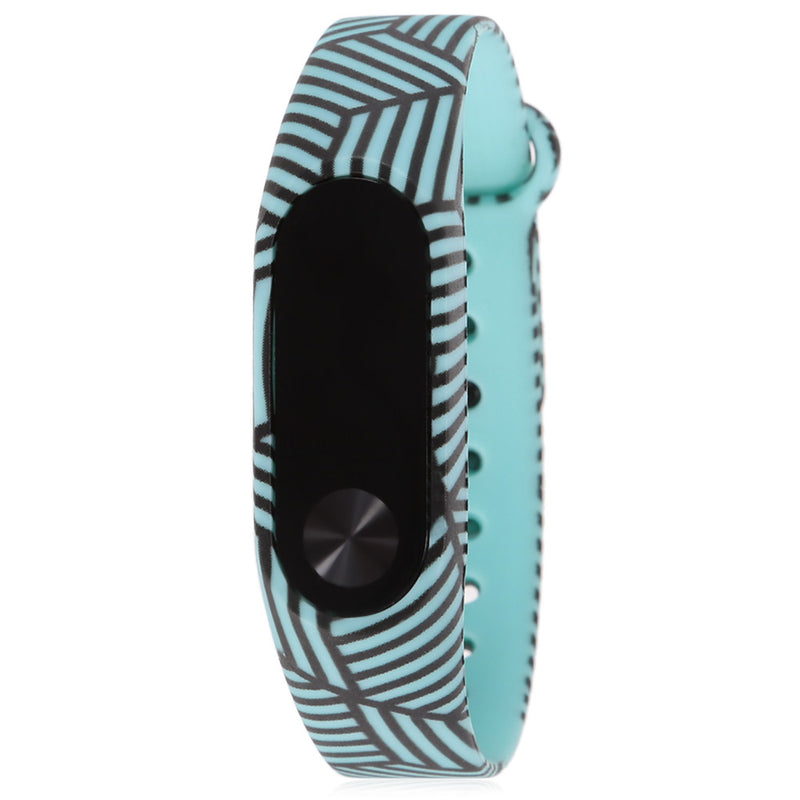 TPU Watch Strap Replacement Silicone Wrist Strap WristBand Bracelet for Xiaomi Miband 2