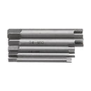 Drillpro 5pcs M5-M12 Damaged Tap Extractor Alloy Screw Tap Remover