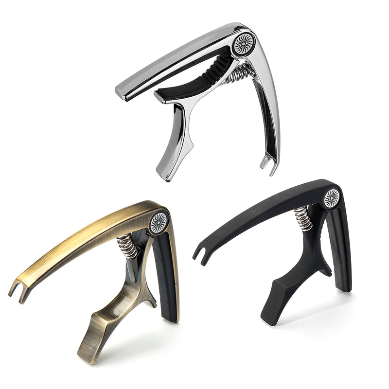 Metal Guitar Capo Quick Change Clamp Key for Acoustic Electric Guitar Ukulele