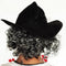 Imitation Mustache Curly Hair Wigs Latex Mask for Halloween Party Cosplay