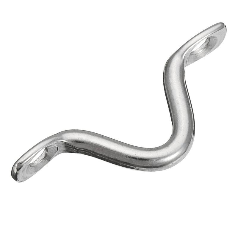 4mm Stainless Steel Bimini Top Pad Wire Eye Straps Loop Boat Plate Staple Ring Door Pulls